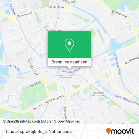 Tandartspraktijk Buijs kaart