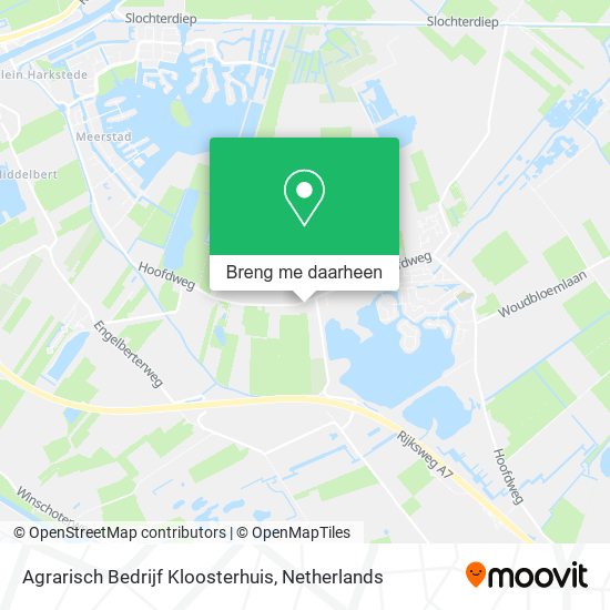 Agrarisch Bedrijf Kloosterhuis kaart