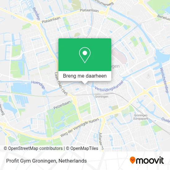 Profit Gym Groningen kaart