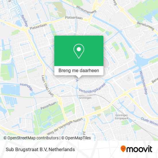 Sub Brugstraat B.V kaart