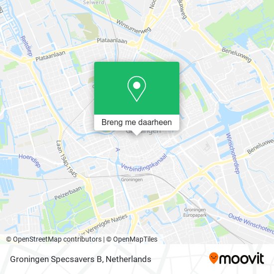 Groningen Specsavers B kaart