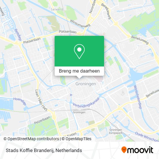 Stads Koffie Branderij kaart