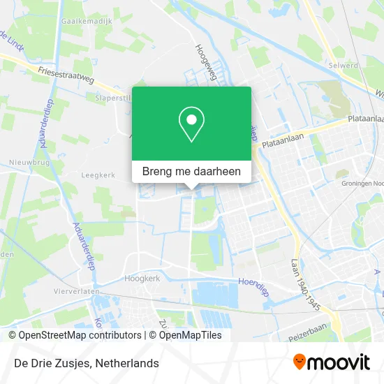 De Drie Zusjes kaart