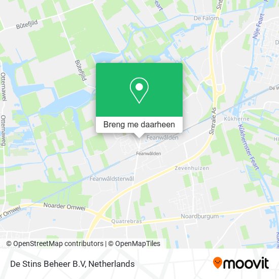De Stins Beheer B.V kaart