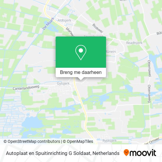 Autoplaat en Spuitinrichting G Soldaat kaart