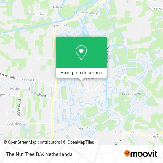 The Nut Tree B.V kaart