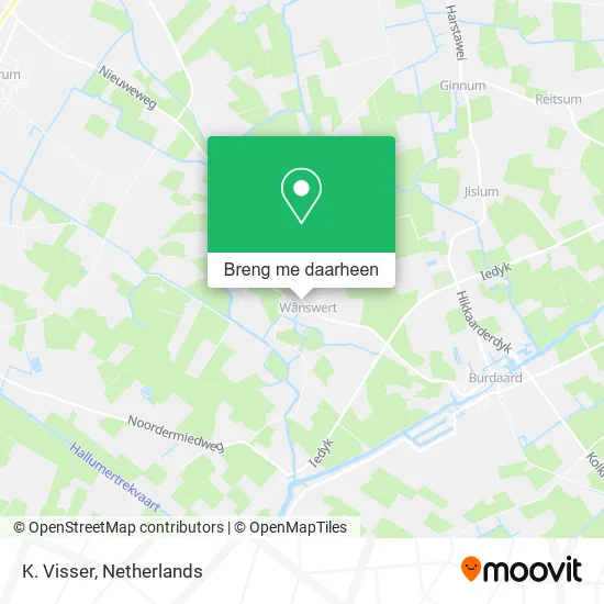 K. Visser kaart