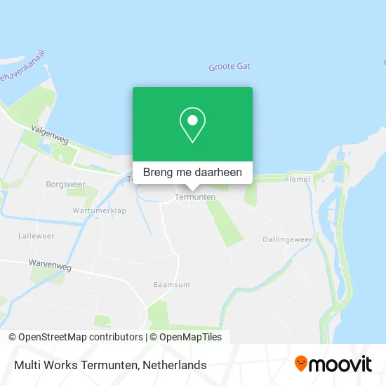 Multi Works Termunten kaart