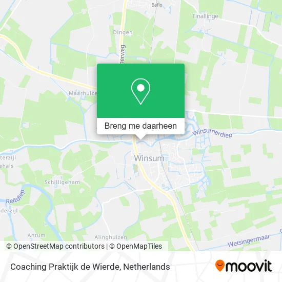 Coaching Praktijk de Wierde kaart
