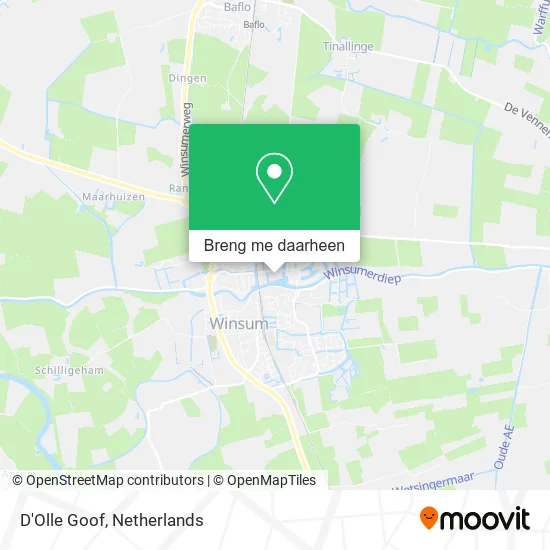 D'Olle Goof kaart