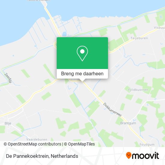 De Pannekoektrein kaart