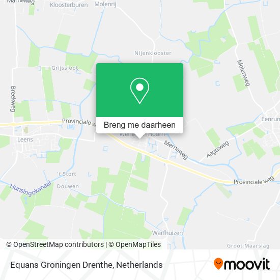 Equans Groningen Drenthe kaart
