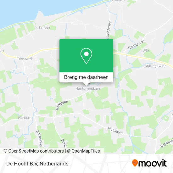 De Hocht B.V kaart