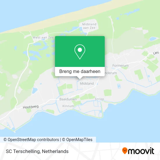 SC Terschelling kaart