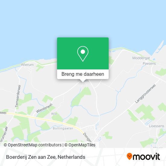 Boerderij Zen aan Zee kaart