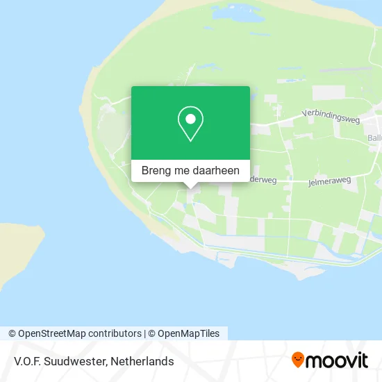 V.O.F. Suudwester kaart