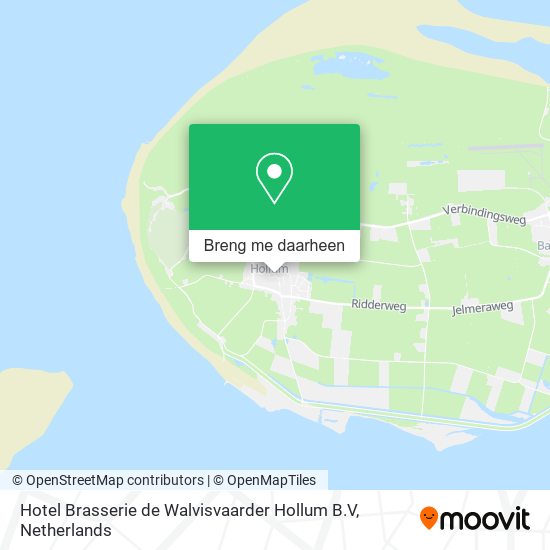 Hotel Brasserie de Walvisvaarder Hollum B.V kaart