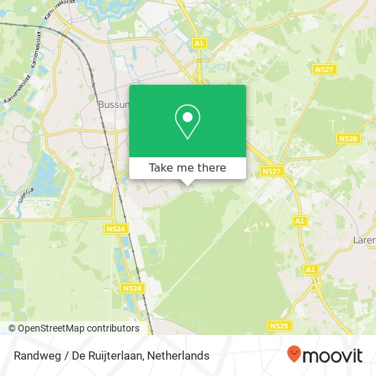 Randweg / De Ruijterlaan kaart