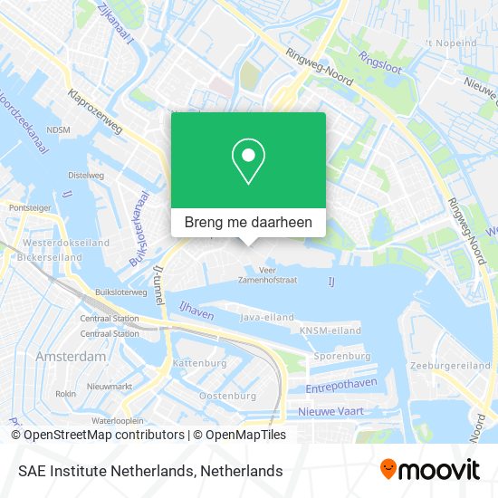 SAE Institute Netherlands kaart