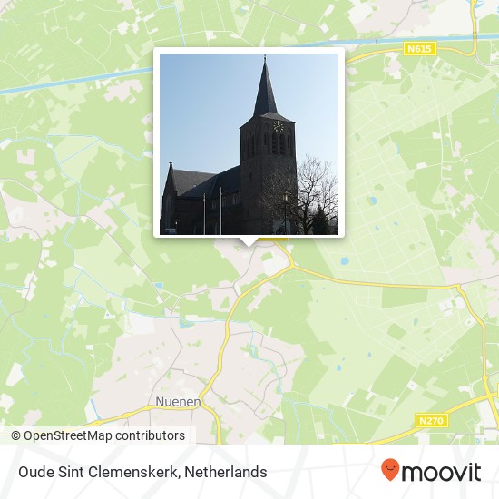 Oude Sint Clemenskerk kaart