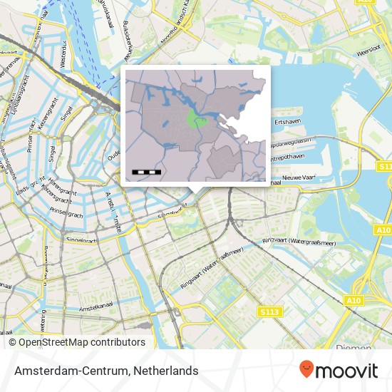 Amsterdam-Centrum kaart