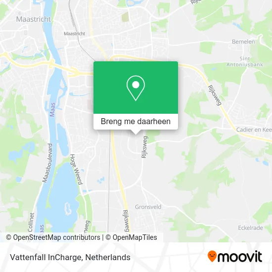 Vattenfall InCharge kaart