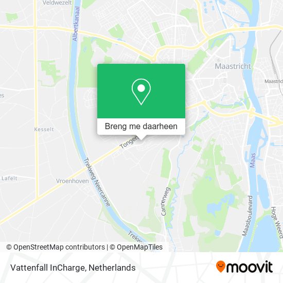 Vattenfall InCharge kaart
