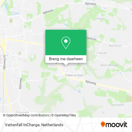 Vattenfall InCharge kaart