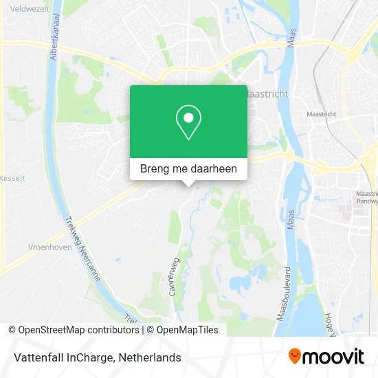 Vattenfall InCharge kaart