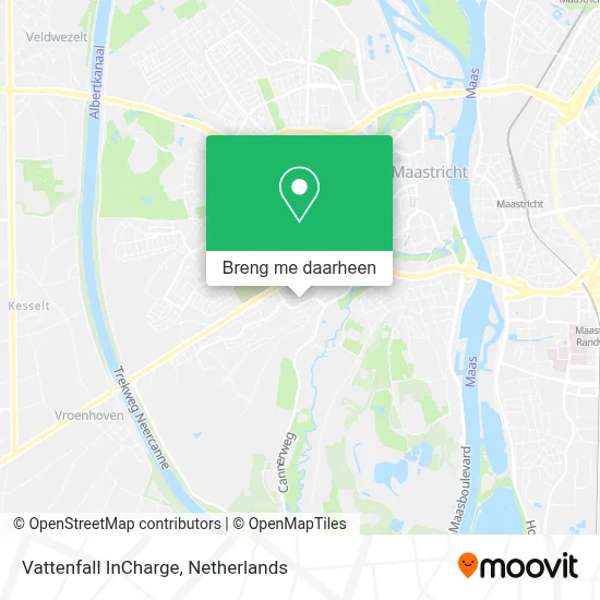 Vattenfall InCharge kaart
