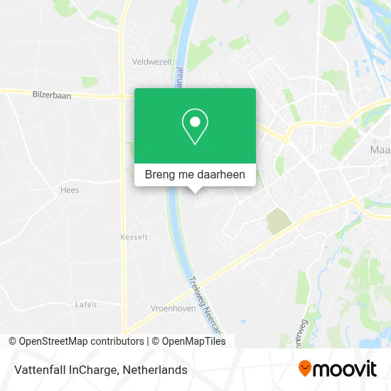 Vattenfall InCharge kaart