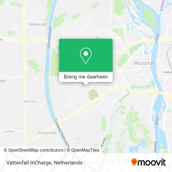 Vattenfall InCharge kaart