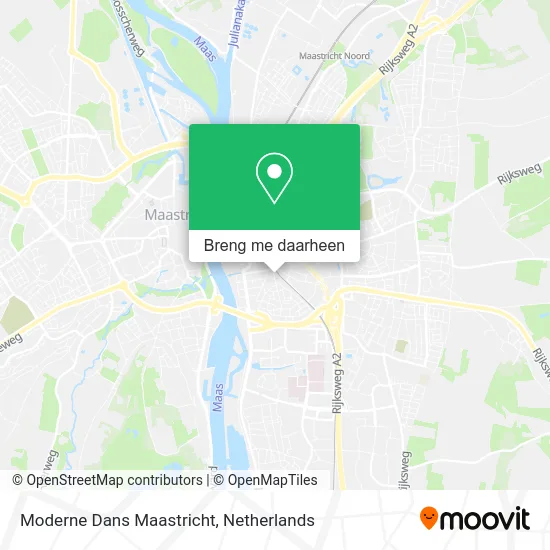 Moderne Dans Maastricht kaart