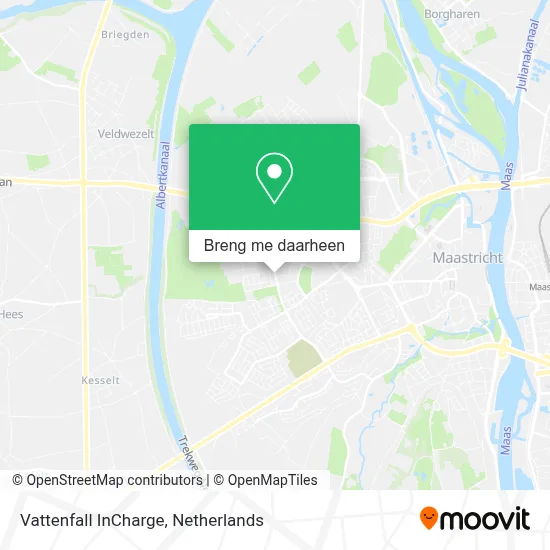 Vattenfall InCharge kaart