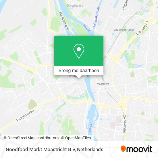Goodfood Markt Maastricht B.V kaart