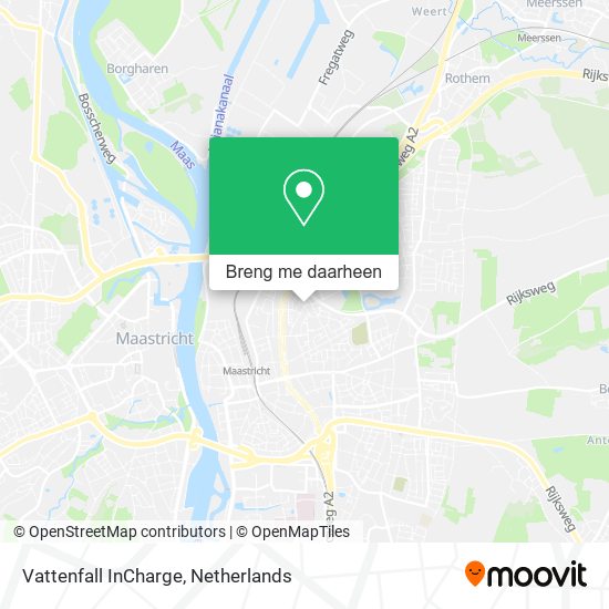 Vattenfall InCharge kaart