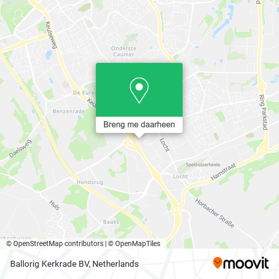 Ballorig Kerkrade BV kaart
