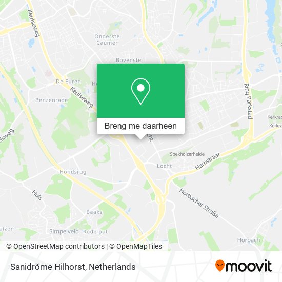 Sanidrõme Hilhorst kaart