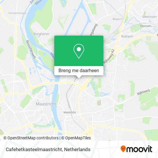 Cafehetkasteelmaastricht kaart