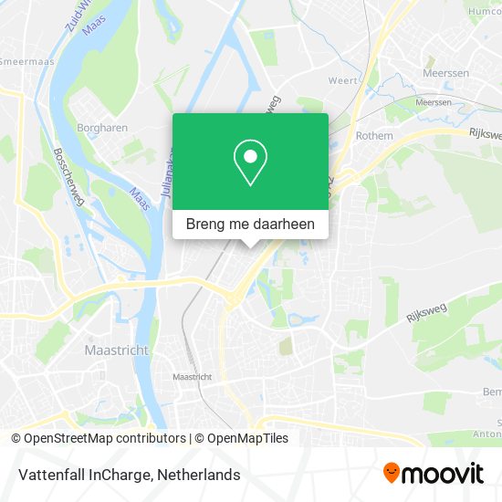 Vattenfall InCharge kaart