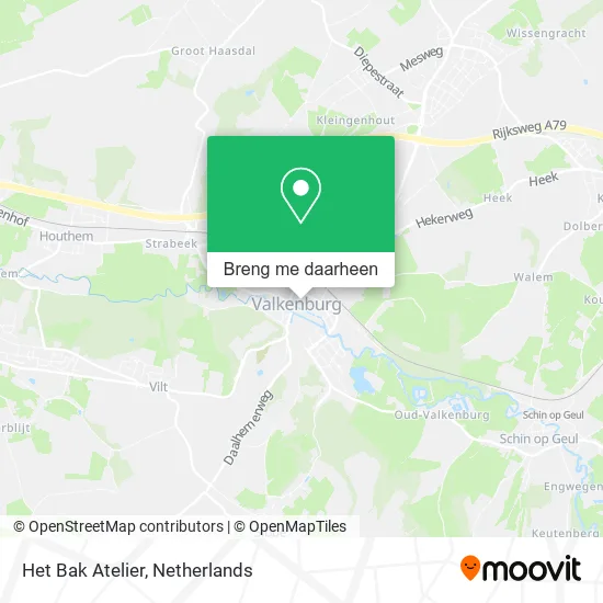 Het Bak Atelier kaart