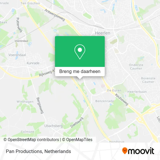 Pan Productions kaart