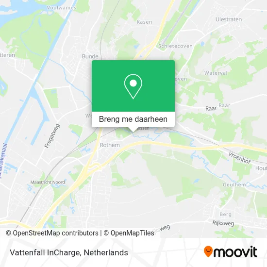 Vattenfall InCharge kaart