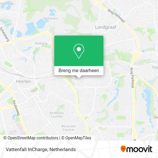 Vattenfall InCharge kaart