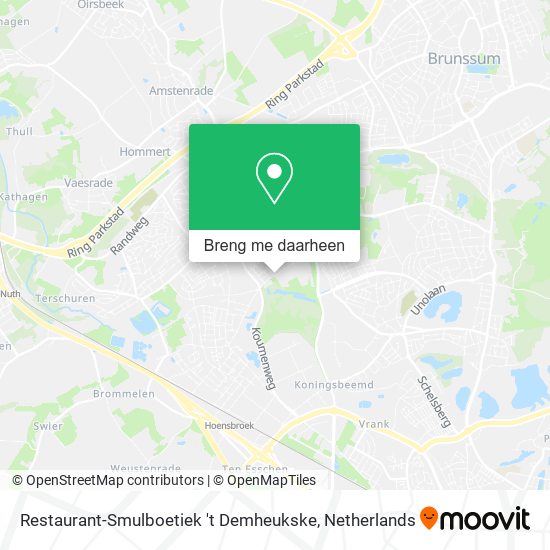 Restaurant-Smulboetiek 't Demheukske kaart