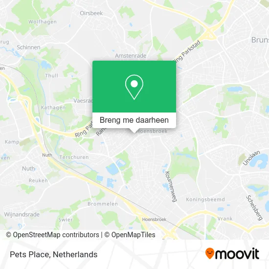 Pets Place kaart