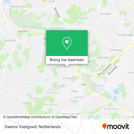 Daems Vastgoed kaart