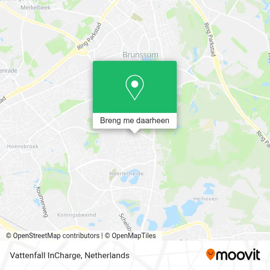 Vattenfall InCharge kaart