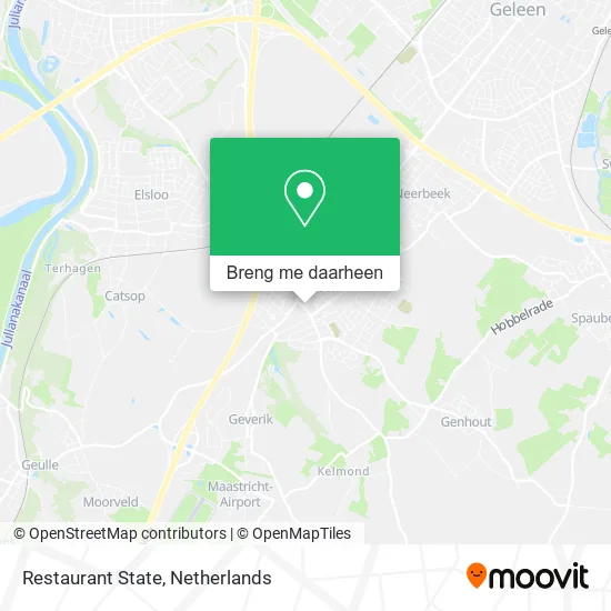 Restaurant State kaart