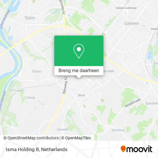 Isma Holding B kaart